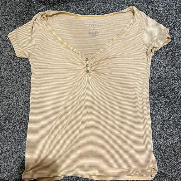 soft and sexy clothing American Eagle Outfitters Soft And Sexy T Shirt Womens Medium Blue Tie Dye main image 1